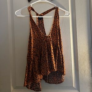 Cheetah Print Tank Top